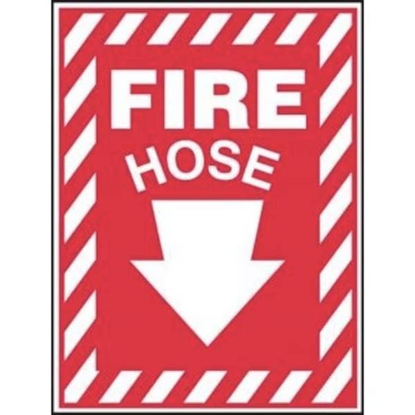 Accuform FIRE SAFETY SIGN FIRE HOSE 10 X MFXG520XT MFXG520XT - main